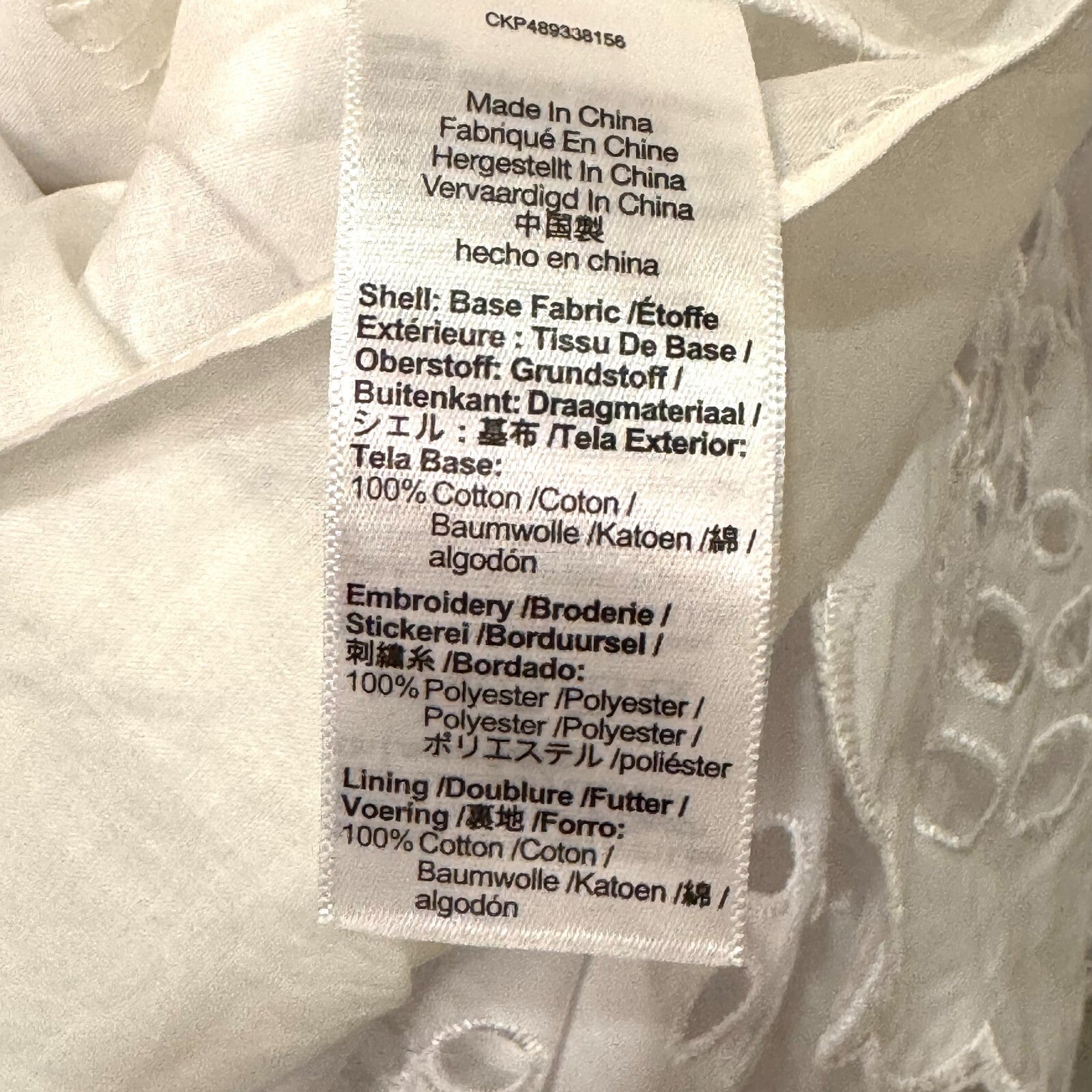 Madewell Embroidered Midi Dress Size 2 White Poplin NEW $168 Sun Dress Sundress - Flair - Style
