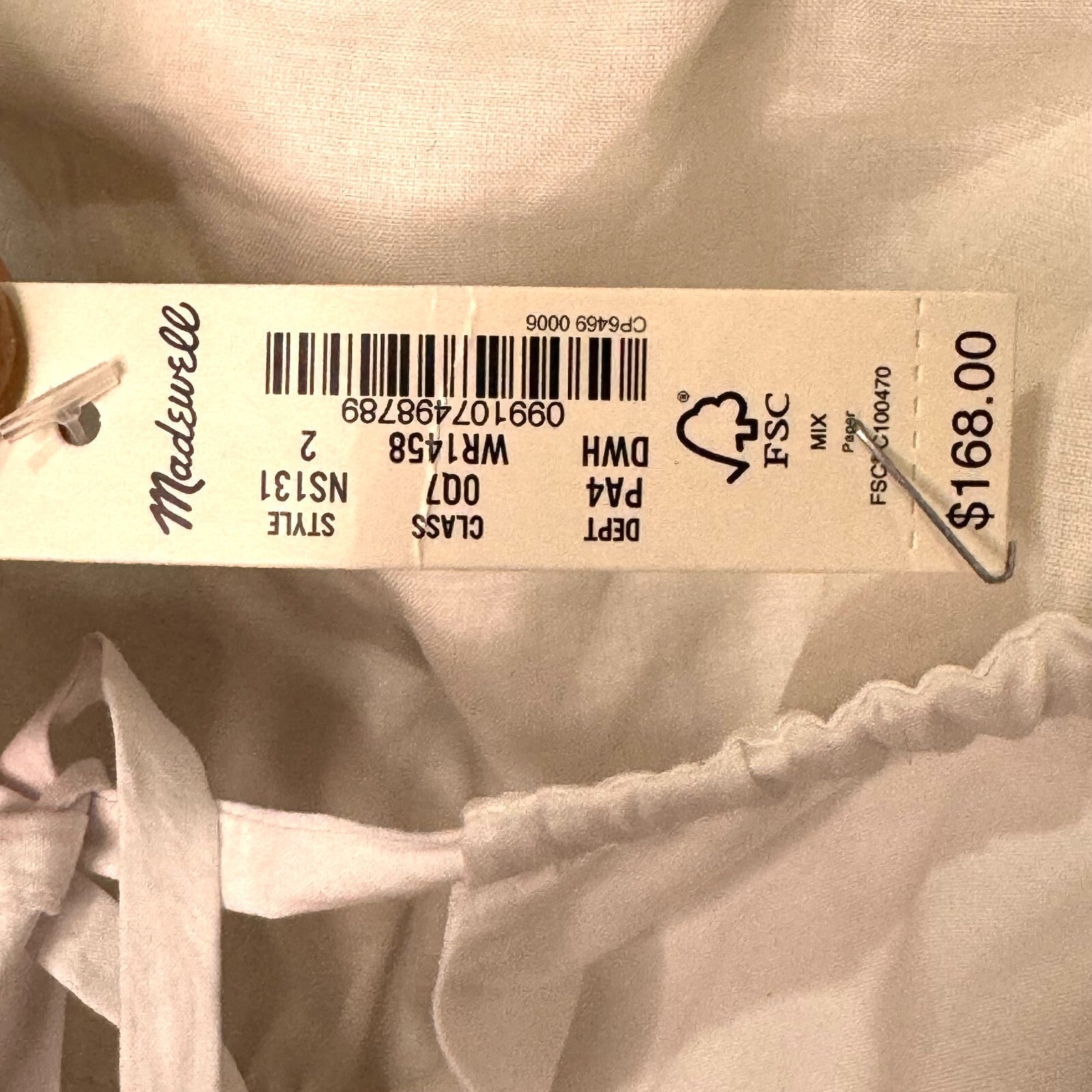 Madewell Embroidered Midi Dress Size 2 White Poplin NEW $168 Sun Dress Sundress - Flair - Style