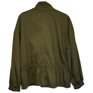 Madewell Jacket Size Medium $138 Green Highbury Military - Flair - Style