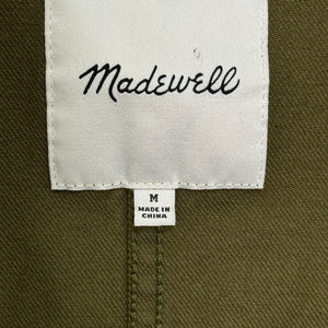 Madewell Jacket Size Medium $138 Green Highbury Military - Flair - Style