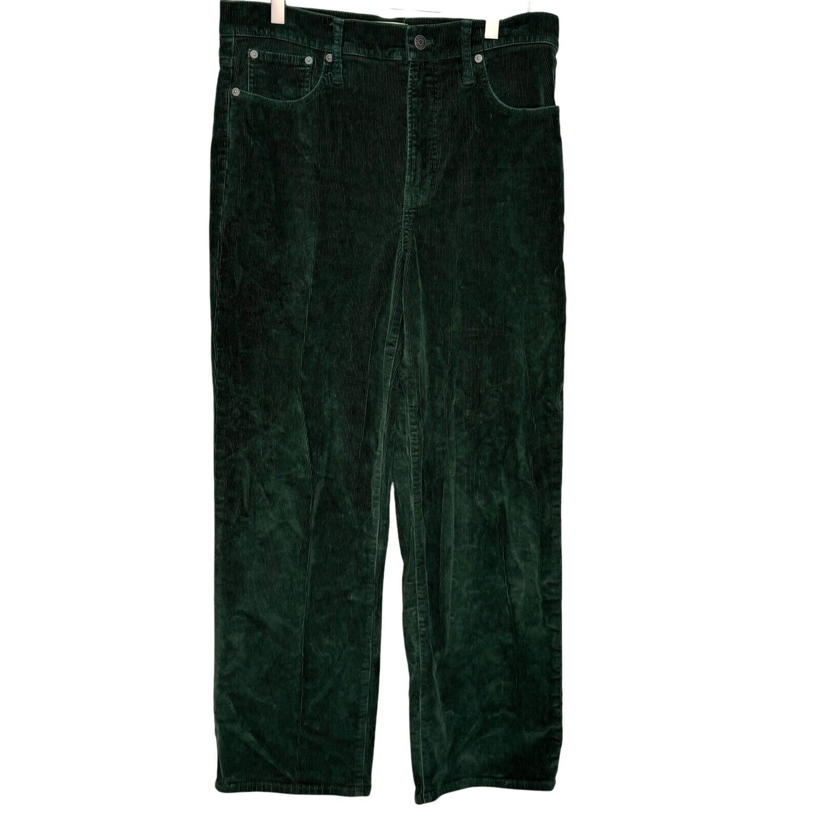 Madewell Pants Size 29 Green Corduroy The Perfect Vintage High Rise - Flair - Style