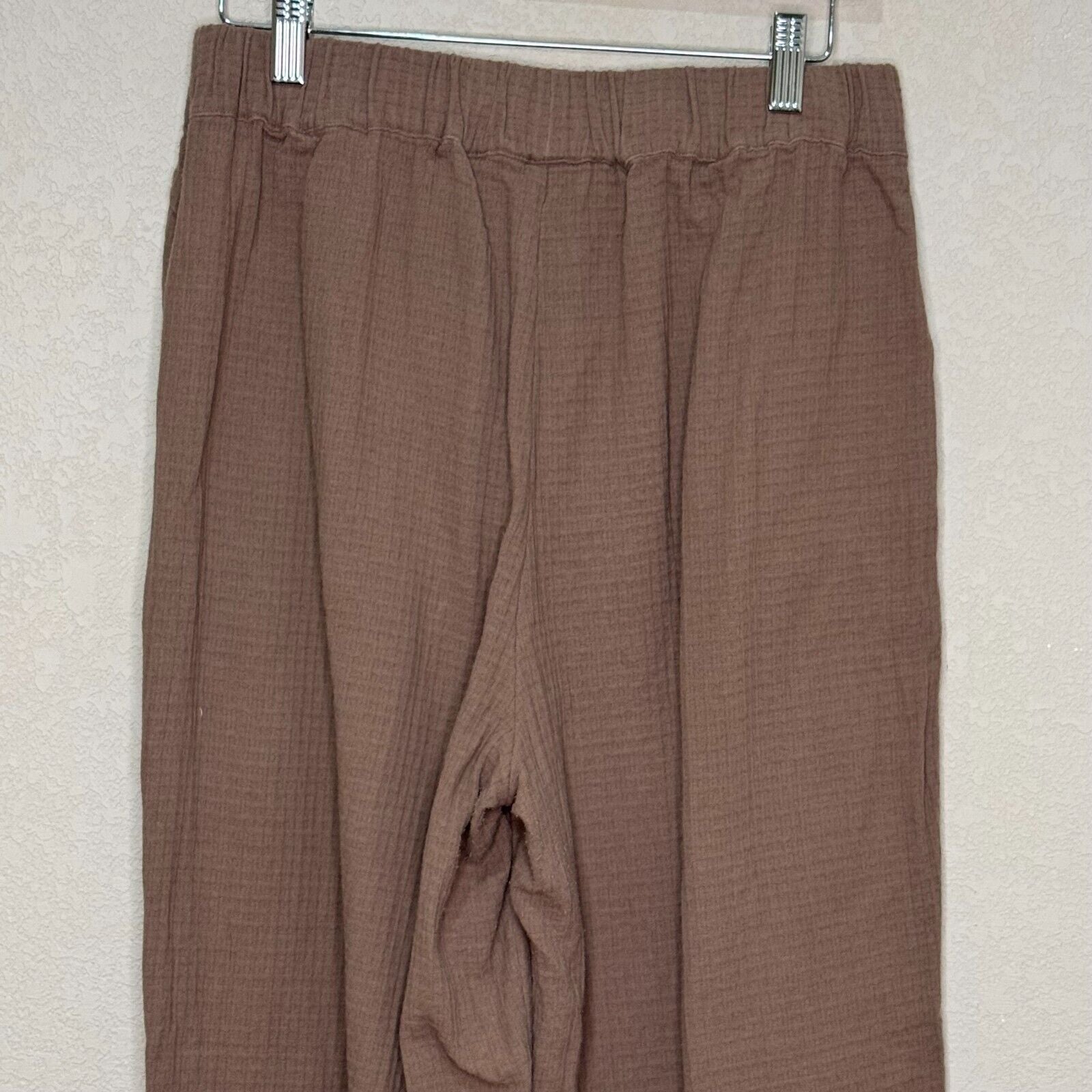 Madewell Waffle Pull - On High - Rise Straight Pants Size Small Color Castle Rock - Flair - Style