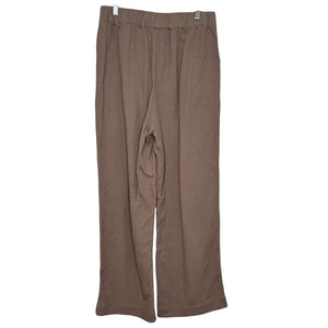 Madewell Waffle Pull - On High - Rise Straight Pants Size Small Color Castle Rock - Flair - Style