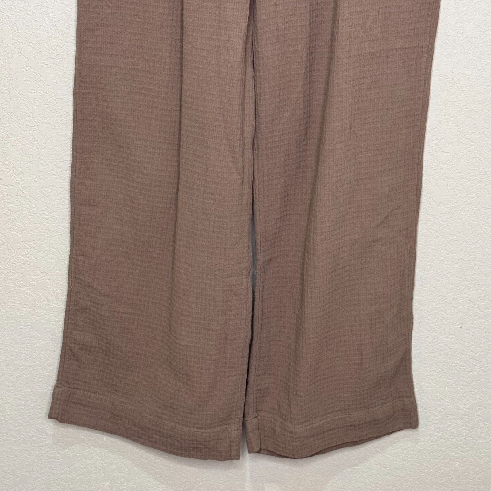 Madewell Waffle Pull - On High - Rise Straight Pants Size Small Color Castle Rock - Flair - Style