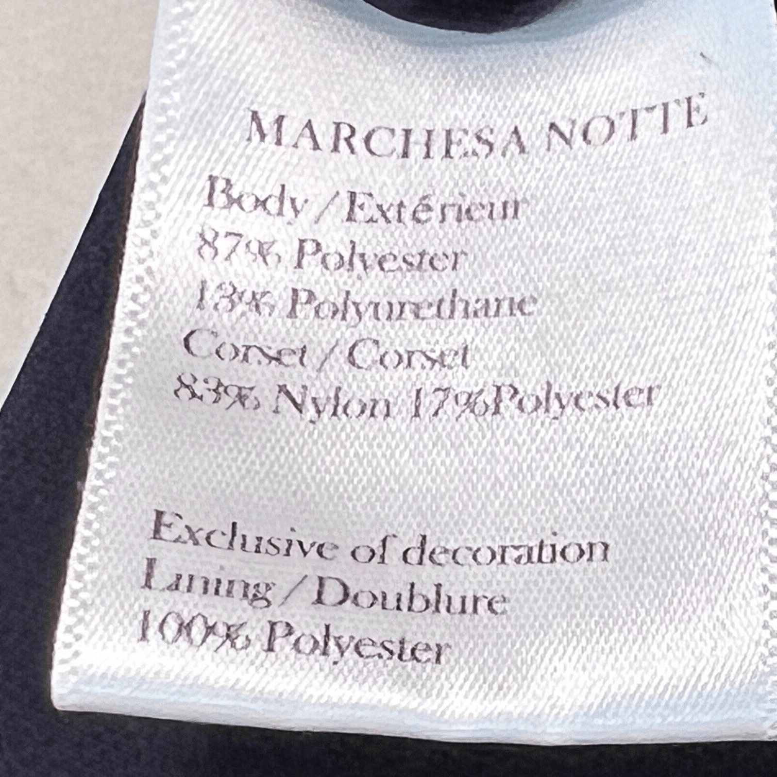 Marchesa Notte NEW Navy Blue Square Neck 3D Flower Strap Dress SIZE 8 $495 - Flair - Style