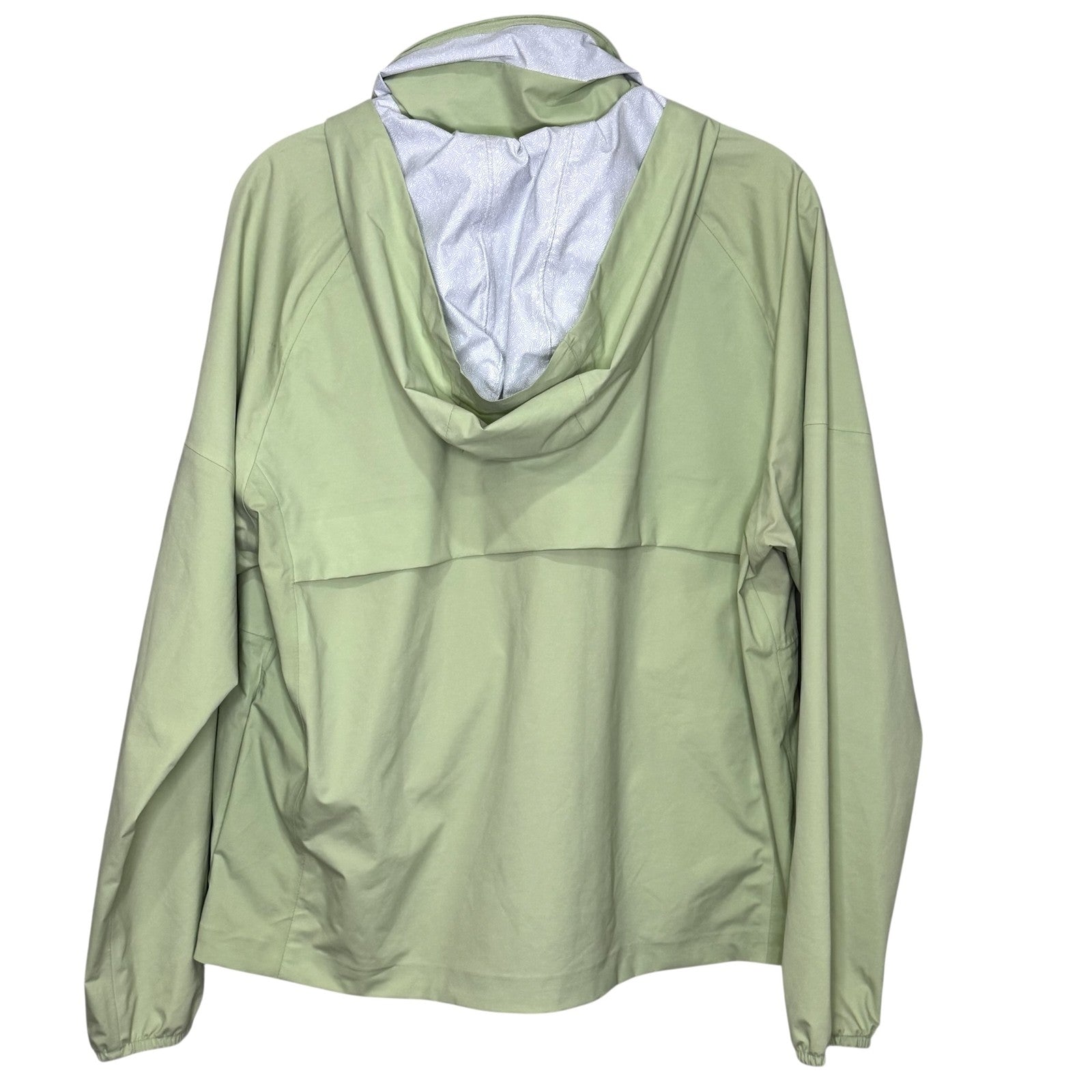Merrell Jacket Womens Small Green Packable Hooded Full Zip Windbreaker Outdoors - Flair - Style