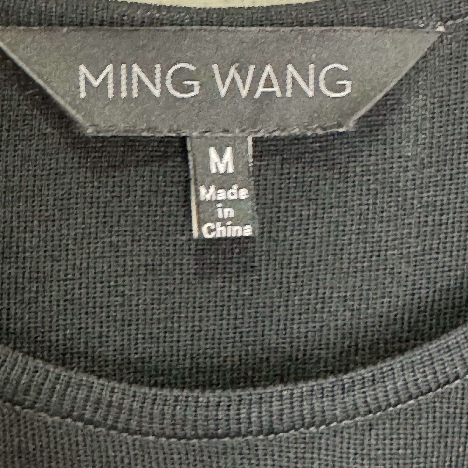 Ming Wang Sleeveless Tank Top Womens Medium Black Knit Pullover Acrylic Classic - Flair - Style