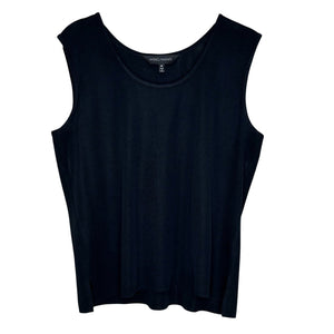 Ming Wang Sleeveless Tank Top Womens Medium Black Knit Pullover Acrylic Classic - Flair - Style