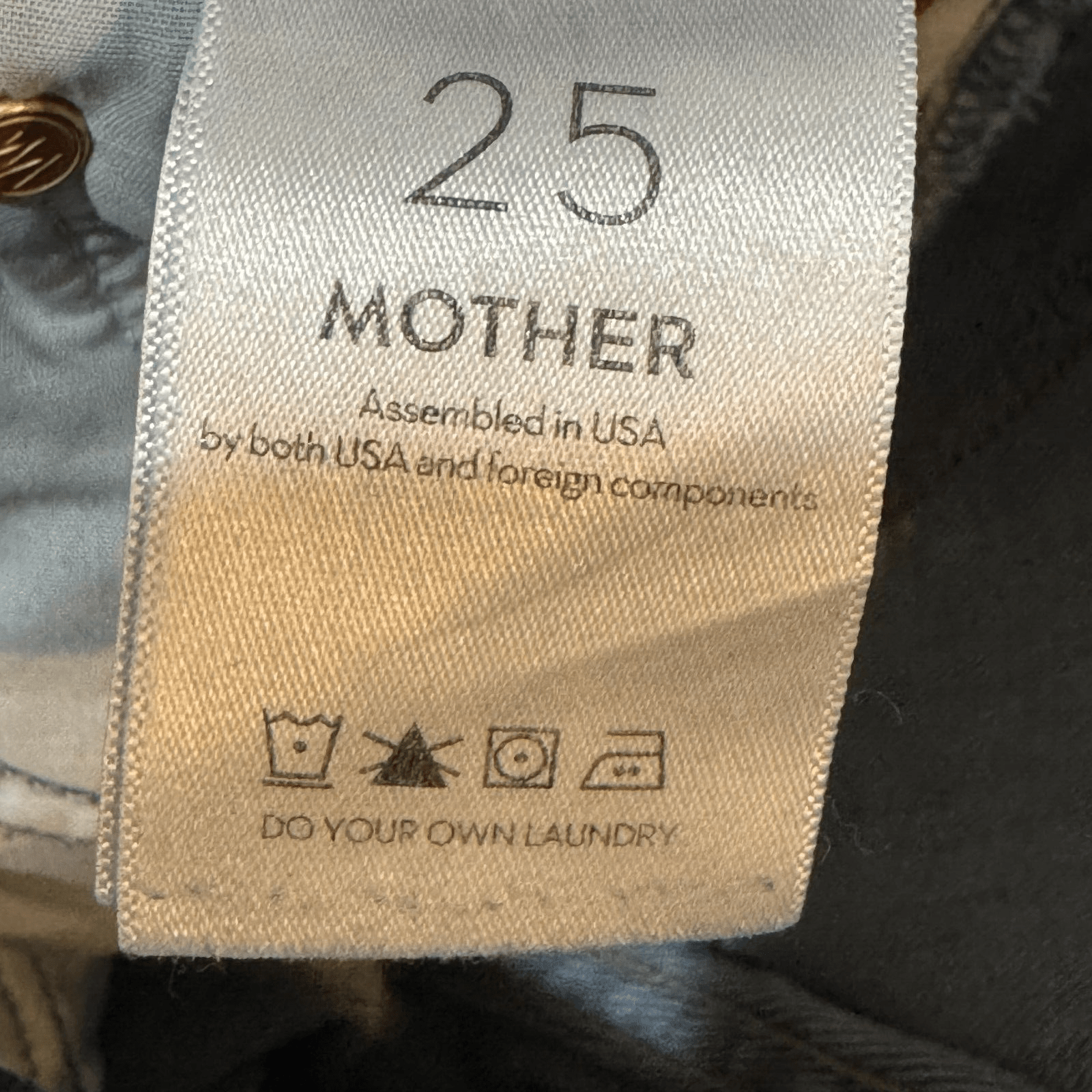 MOTHER The Insider Crop Step Fray Jeans Size 25 Blue Girl Crush - Flair - Style