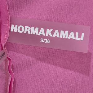 Norma Kamali Sweetheart Crop Top Size Small Candy Pink Long Sleeve NEW $125 - Flair - Style