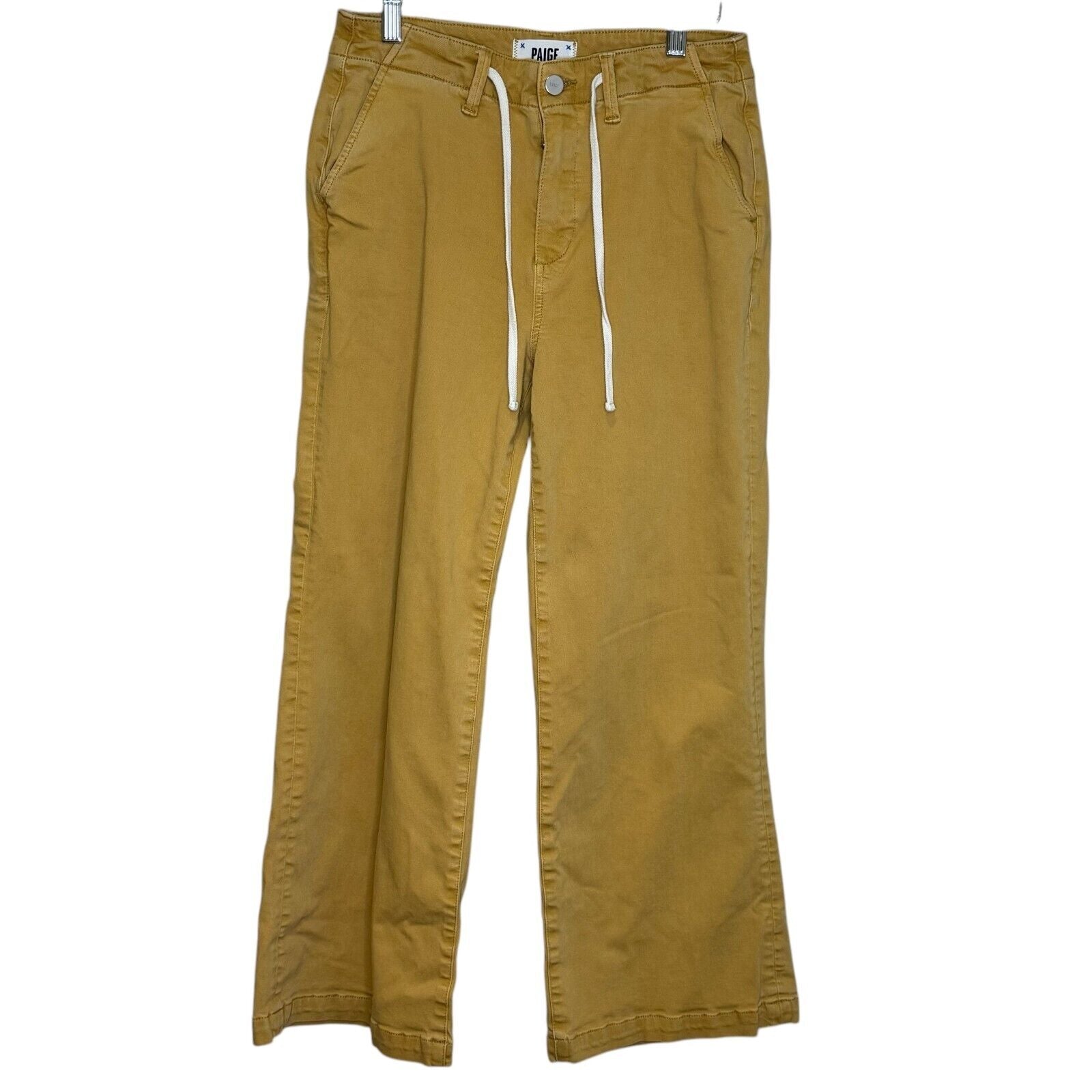 Paige Carly Wide Leg Pants Size 28 $225 Vintage Golden Glow - Flair - Style