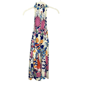 Plenty by Tracy Reese Shorts Romper XS Multicolor Floral Halter Midi Boho Summer - Flair - Style