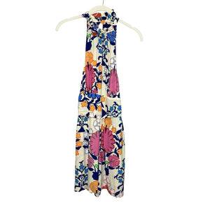 Plenty by Tracy Reese Shorts Romper XS Multicolor Floral Halter Midi Boho Summer - Flair - Style