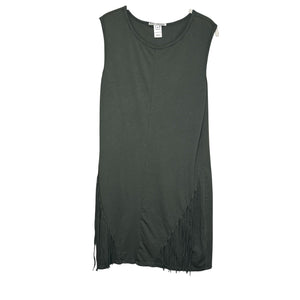 Prairie Underground Dress Womens Small Organic Fringe Sleeveless Made in USA - Flair - Style