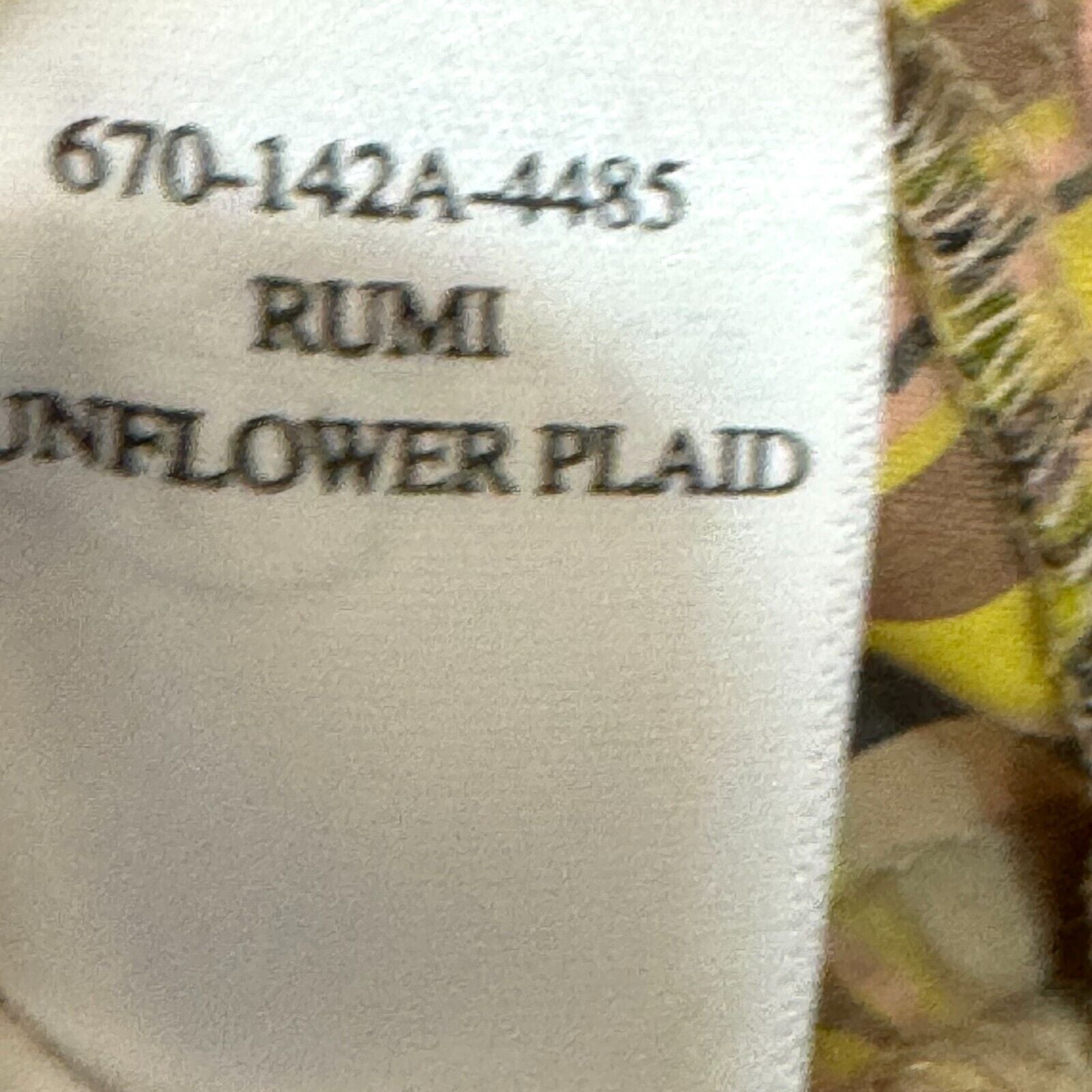 Rails Sunflower Plaid Smocked Sundress w Matching Hat Size Small NEW - Flair - Style