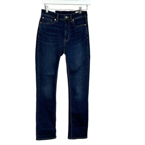 Rebecca Taylor Blue Clemence High Rise Slim Straight Jeans Size 27 NEW $195 - Flair - Style