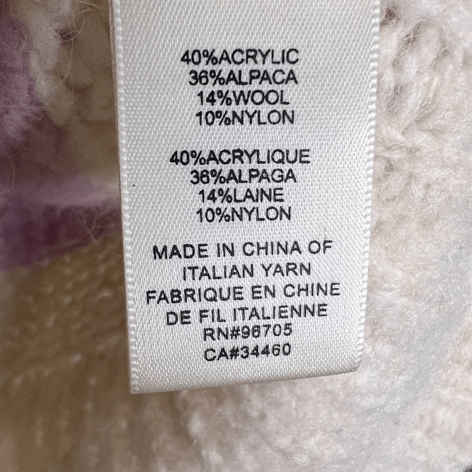 Rebecca Taylor Sweater Womens Small Striped Alpaca Wool Blend Pullover - Flair - Style