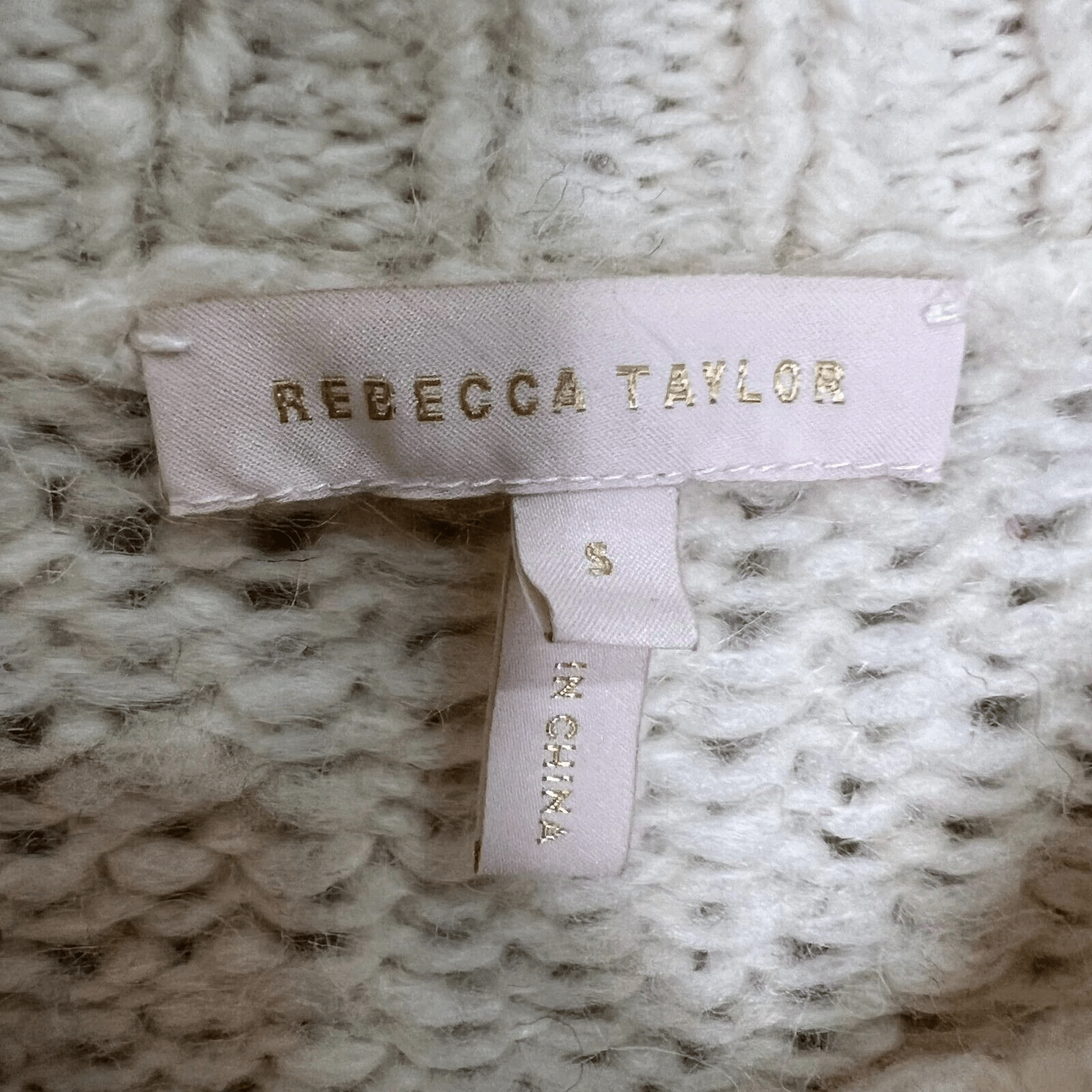 Rebecca Taylor Sweater Womens Small Striped Alpaca Wool Blend Pullover - Flair - Style