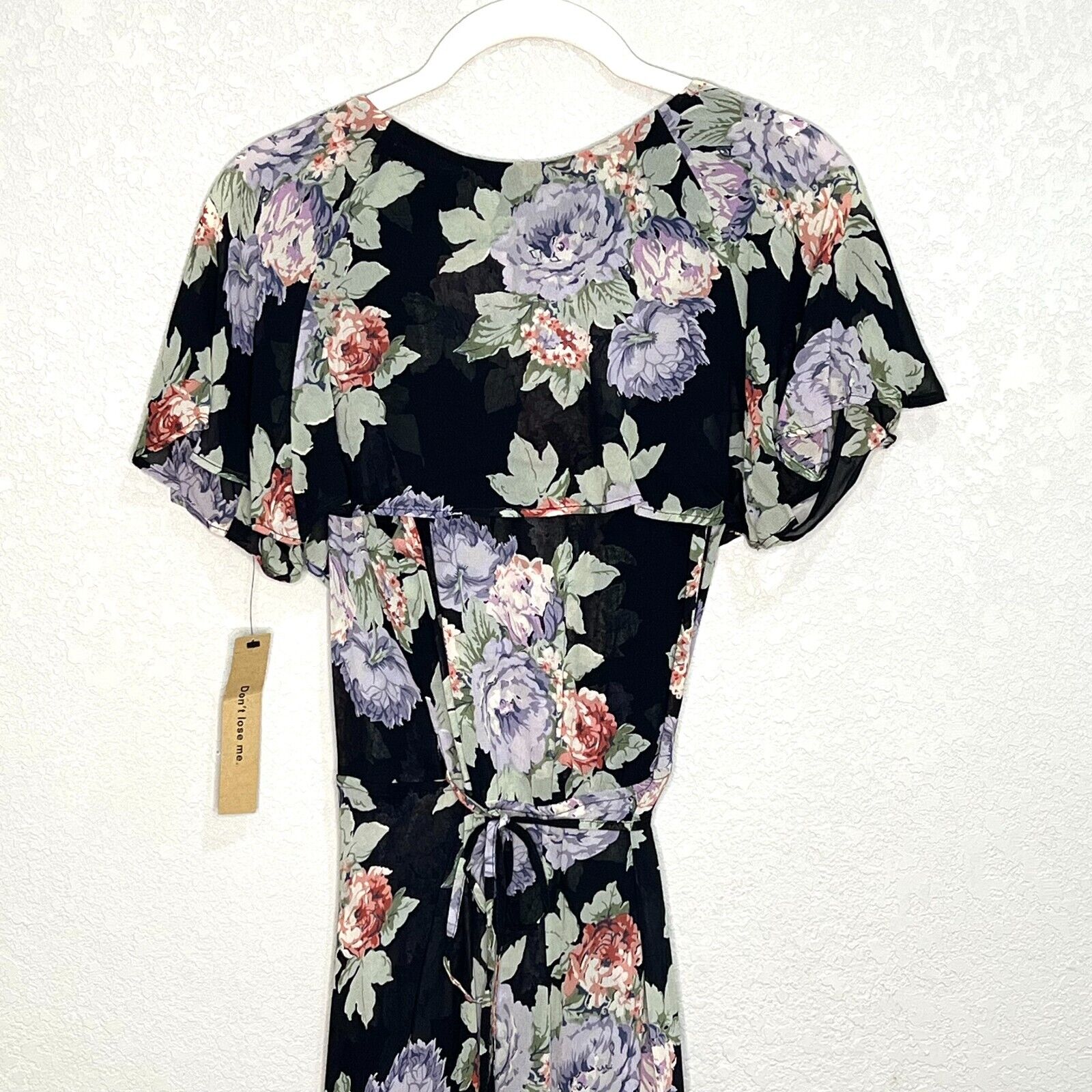 Reformation Maxi Wrap Dress Size XS NEW Harwood Black Floral $258 - Flair - Style
