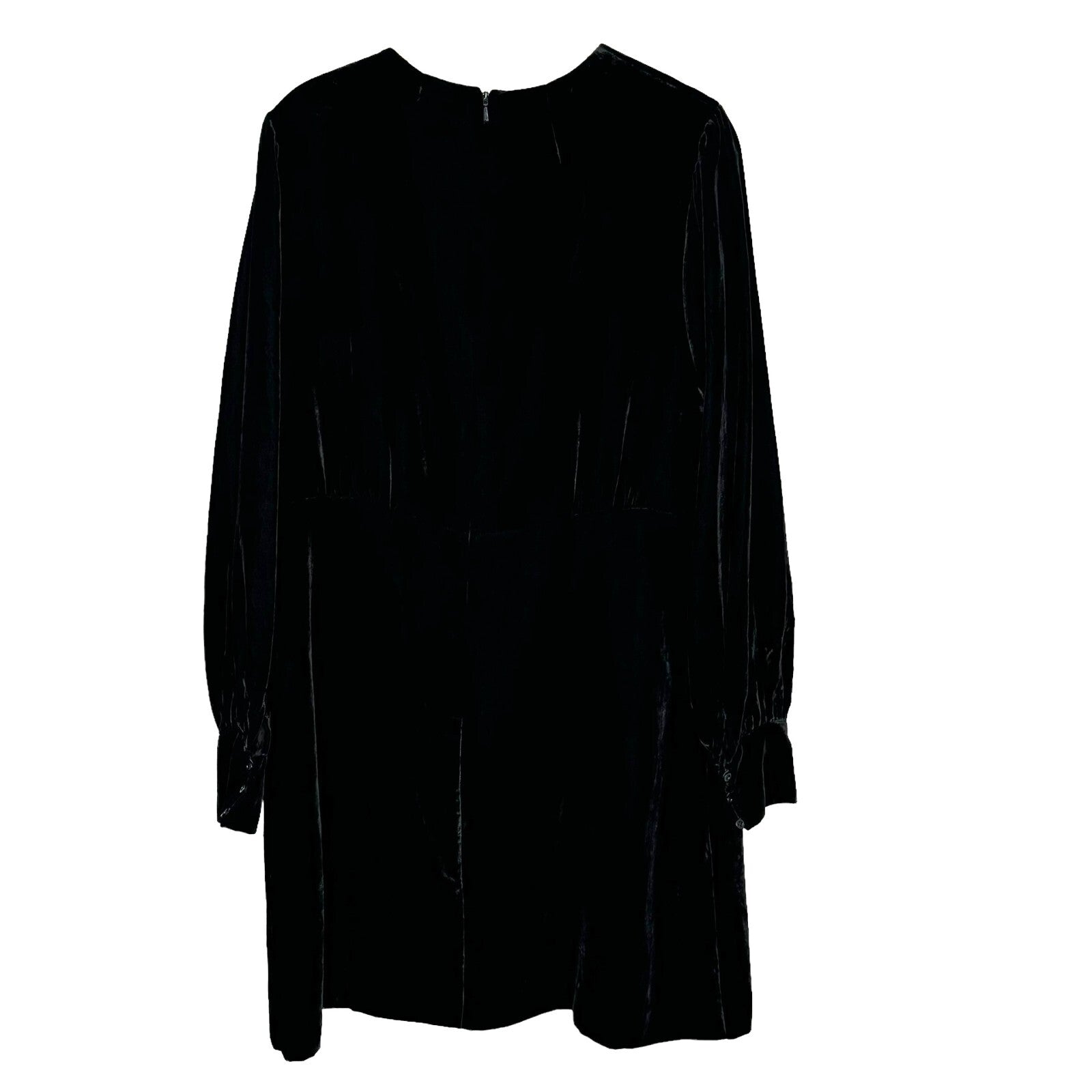 REISS NEW Bianca Black Velvet Mini Dress US Size 10 $345 - Flair - Style