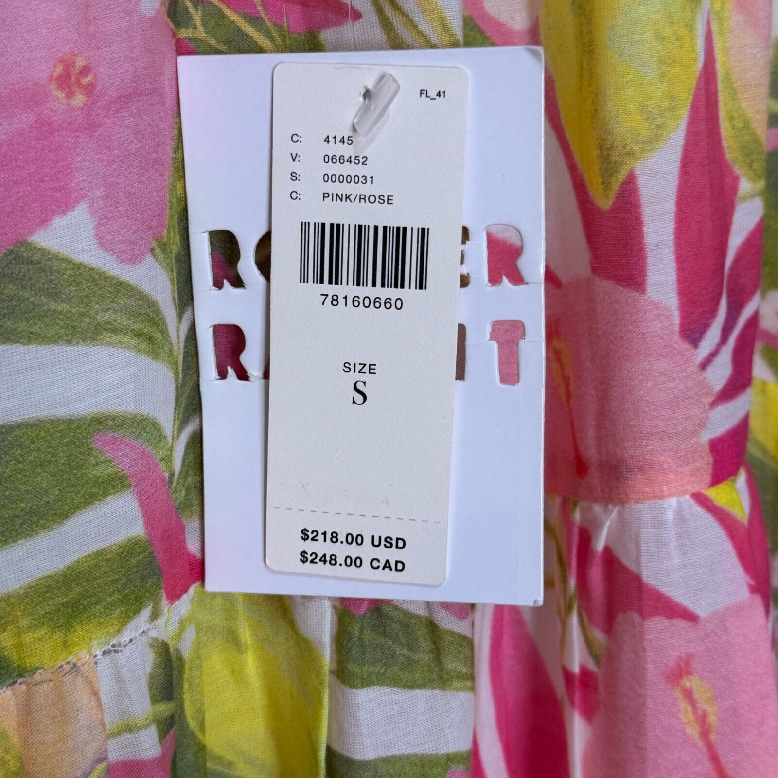 Roberta Roller Rabbit Maxi Dress Size Small Dakota Floral Tiered NEW $228 - Flair - Style