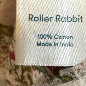 Roller Rabbit Cover - Up Tunic Size Small White Valley Floral Serafina - Flair - Style