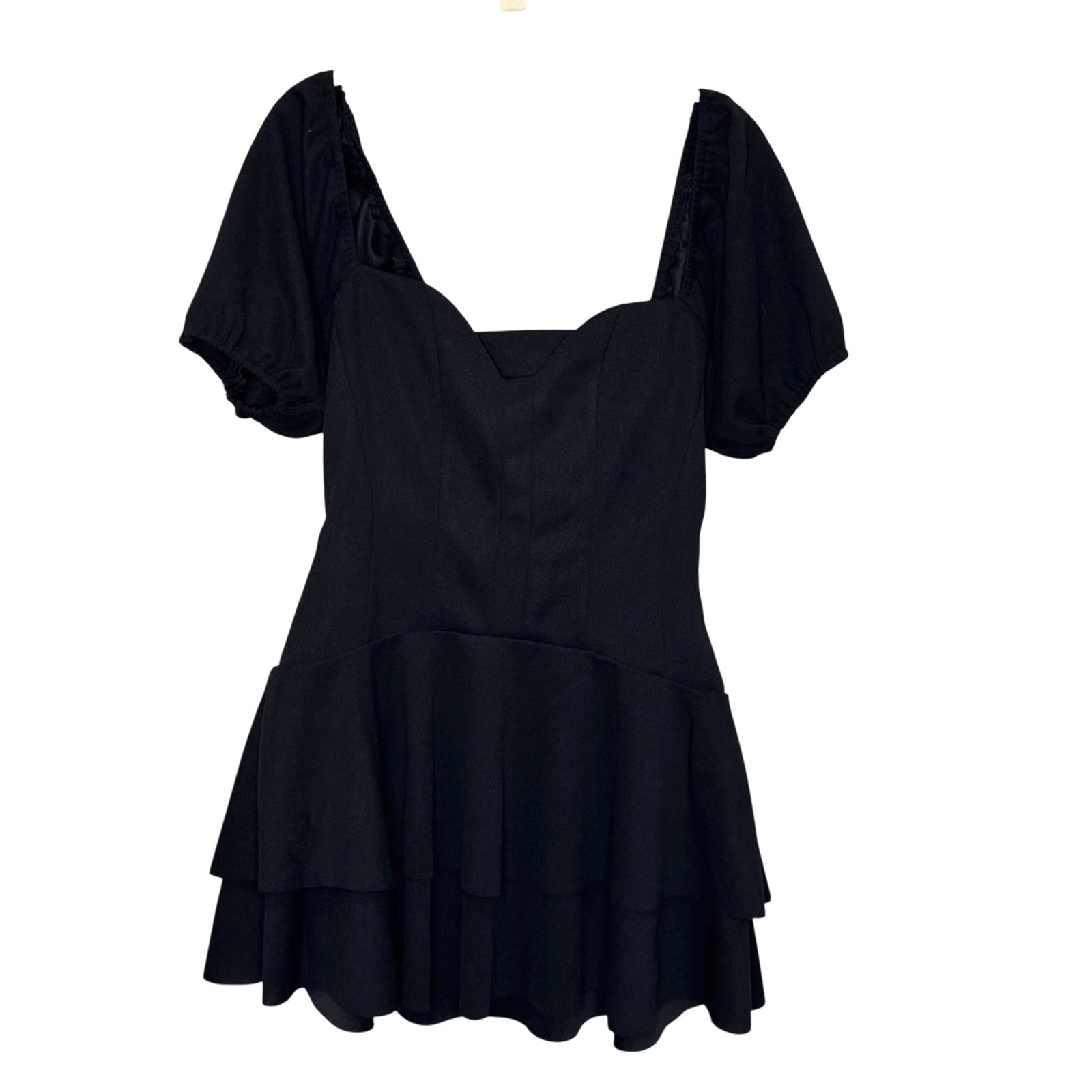 SNDYS Barcelona Mini Dress | Size 4 | Black - Flair - Style