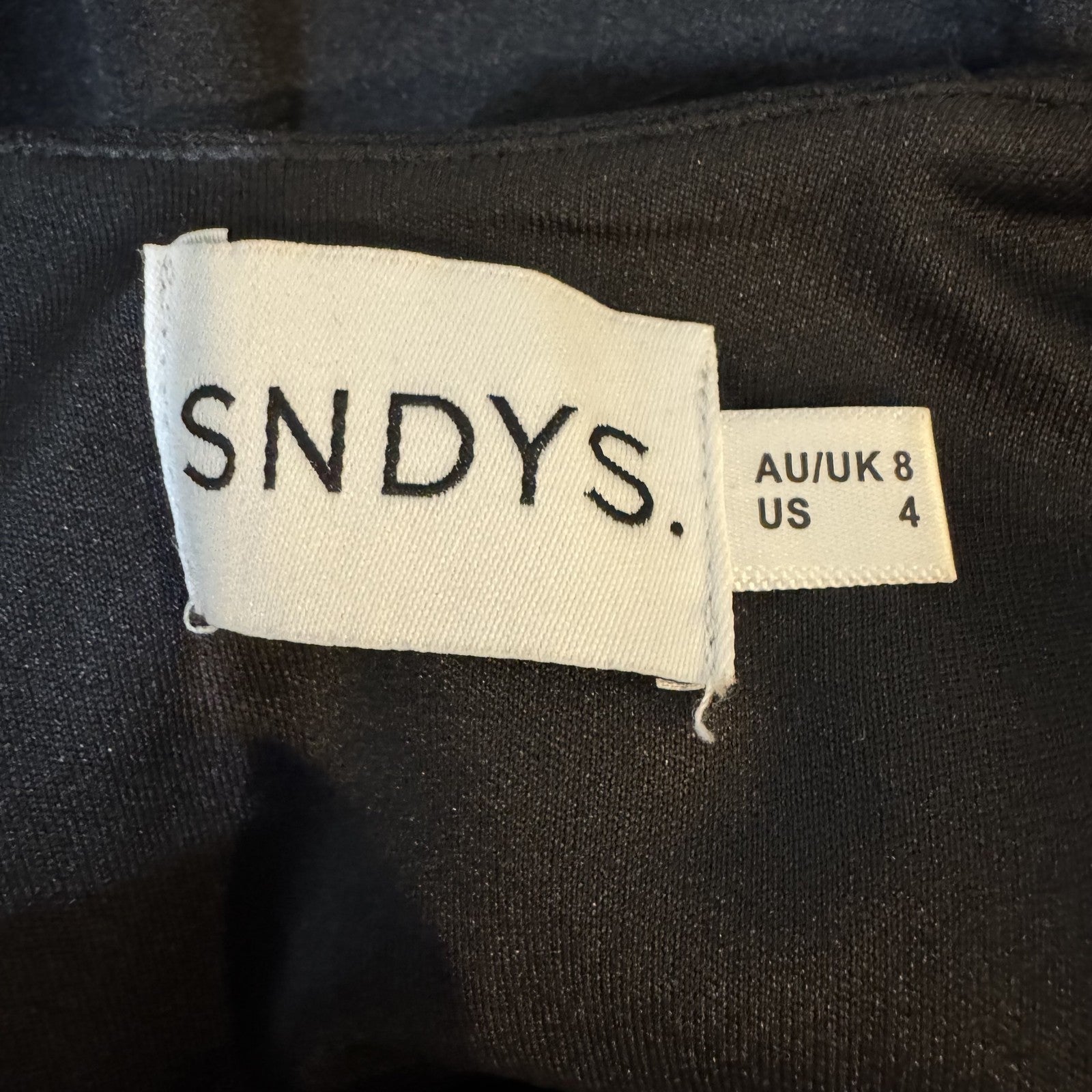 SNDYS Barcelona Mini Dress | Size 4 | Black - Flair - Style