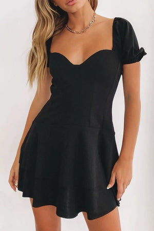 SNDYS Barcelona Mini Dress | Size 4 | Black - Flair - Style