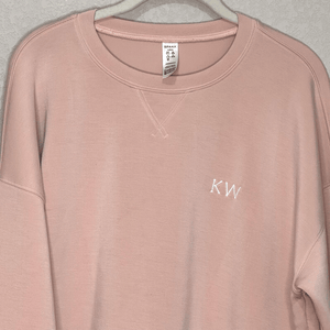 SPANX AirEssentials Sweatshirt Size Large Pink Embroidered - Flair - Style
