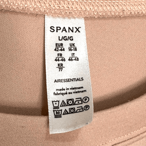 SPANX AirEssentials Sweatshirt Size Large Pink Embroidered - Flair - Style