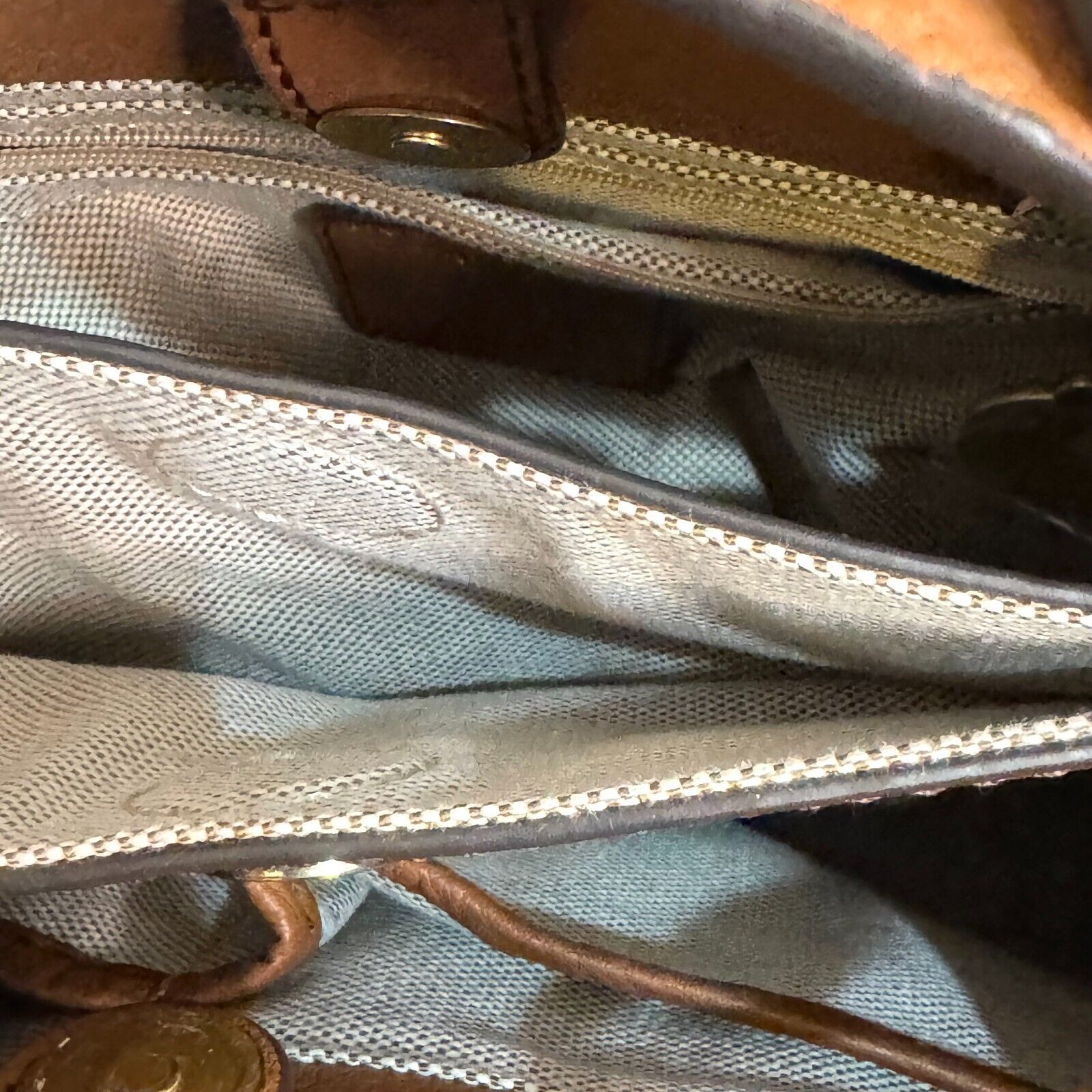Spartina 449 Siren Demi Crossbody Ginger Brown Leather Handbag $288 - Flair - Style