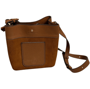 Spartina 449 Siren Demi Crossbody Ginger Brown Leather Handbag $288 - Flair - Style