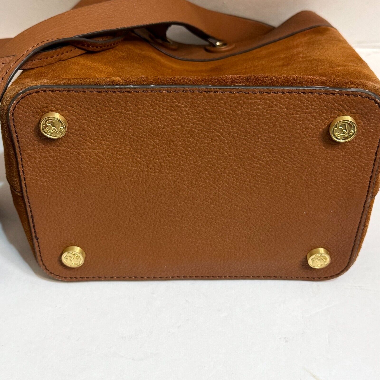 Spartina 449 Siren Demi Crossbody Ginger Brown Leather Handbag $288 - Flair - Style