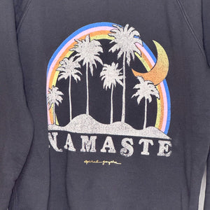 Spiritual Gangster Namaste Sweatshirt Size XS Rainbow Cotton - Flair - Style