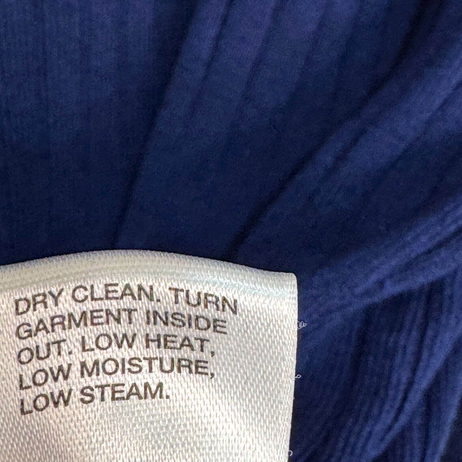 St. John Blue Ribbed Knit Top Size Large Long Sleeve Wool Rayon - Flair - Style