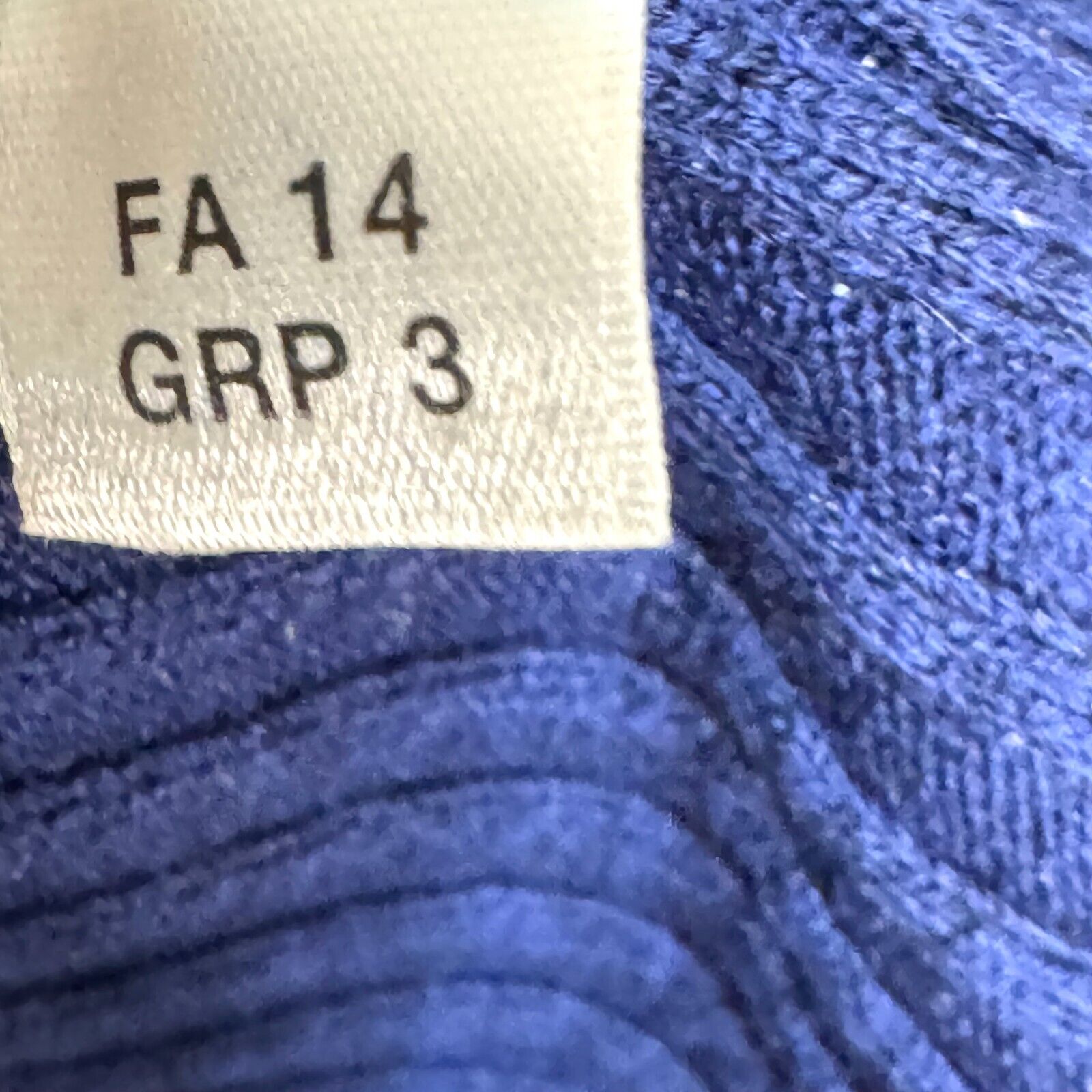 St. John Blue Ribbed Knit Top Size Large Long Sleeve Wool Rayon - Flair - Style