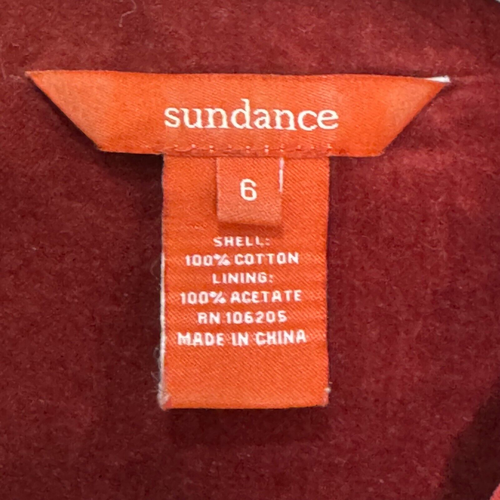 Sundance Velvet Anastasia Pea Jacket Rust Double Breasted Blazer Size 6 - Flair - Style