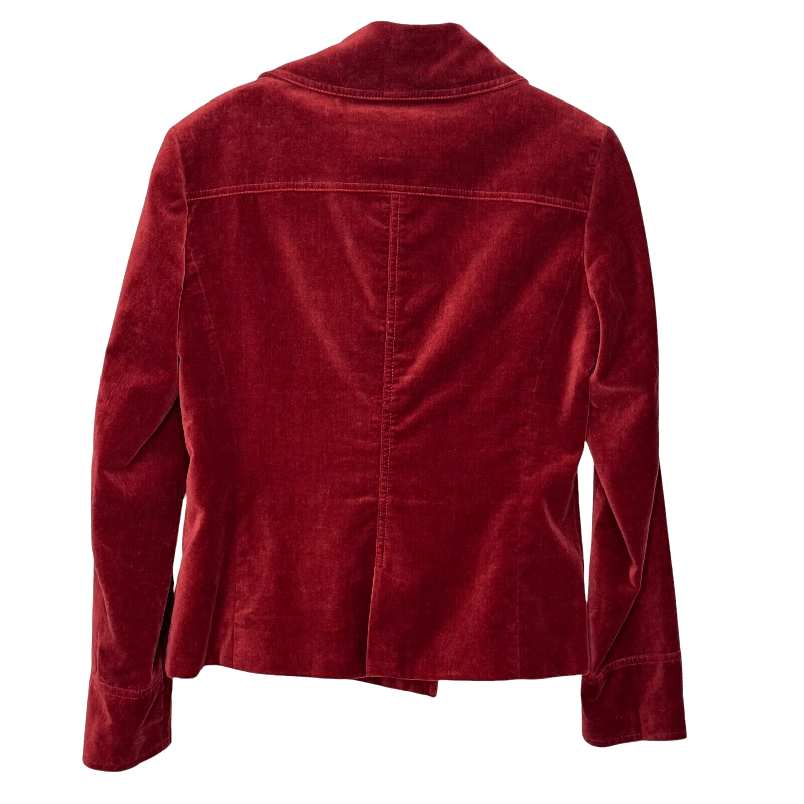 Sundance Velvet Anastasia Pea Jacket Rust Double Breasted Blazer Size 6 - Flair - Style