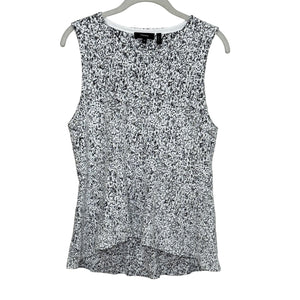 Theory Tank Top Womens Medium Colisha Lustrate Textured Sleeveless Shirt - Flair - Style