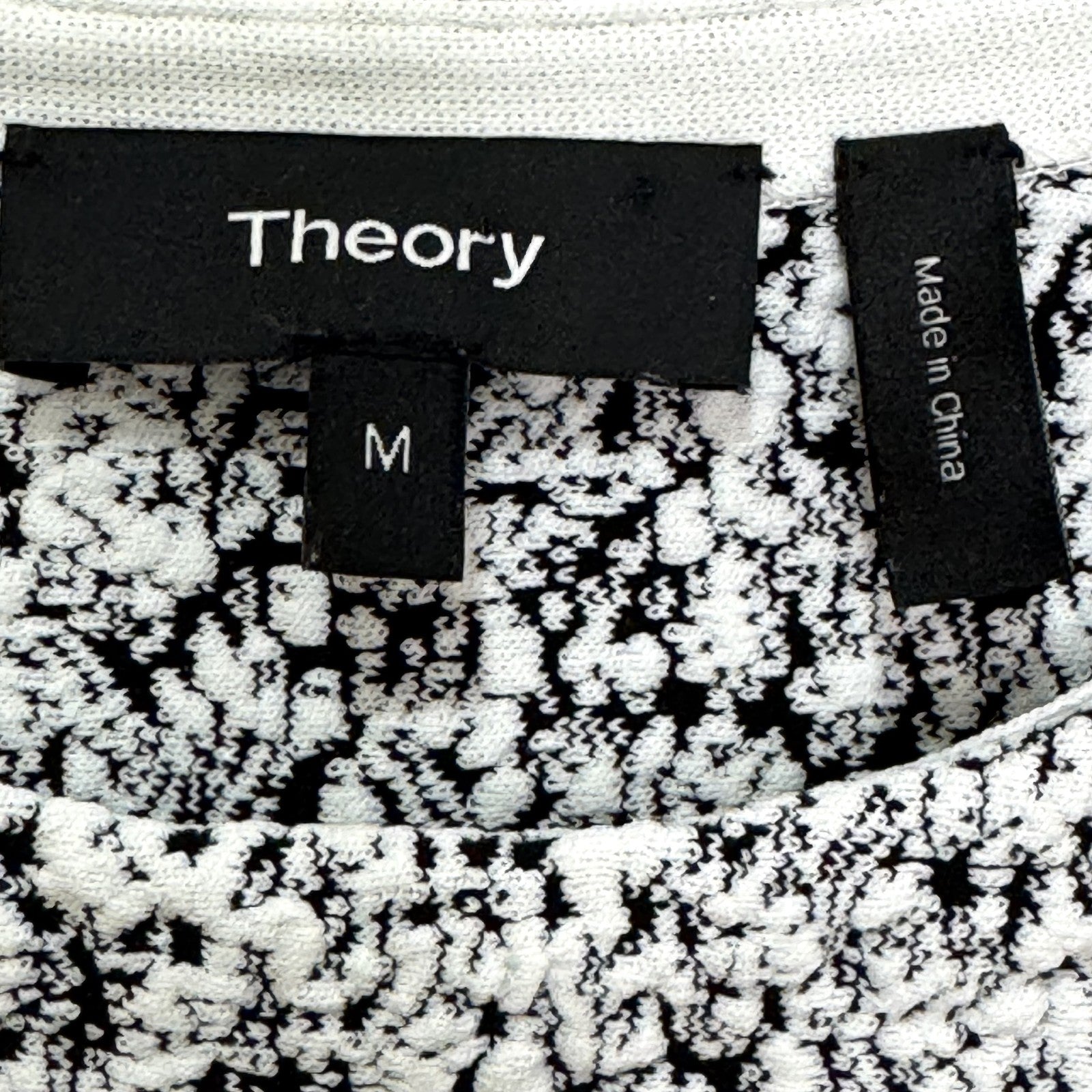 Theory Tank Top Womens Medium Colisha Lustrate Textured Sleeveless Shirt - Flair - Style