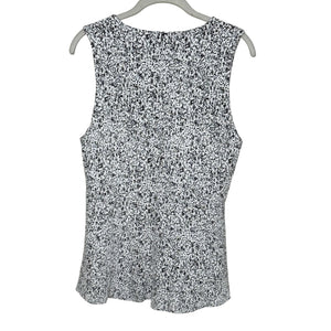 Theory Tank Top Womens Medium Colisha Lustrate Textured Sleeveless Shirt - Flair - Style