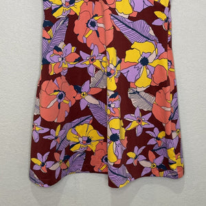 Title Nine Dress Womens Small Buttah Criss Cross Back Floral S21 - Flair - Style