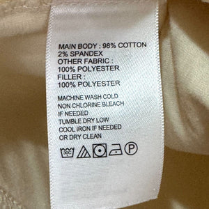 Tommy Bahama Sweatshirt Pullover Size Large Ivory Aruba Quilted Half Snap Knit - Flair - Style