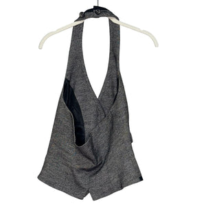 Trina Turk Halter Vest Size 4 Herringbone Tweed Classic - Flair - Style