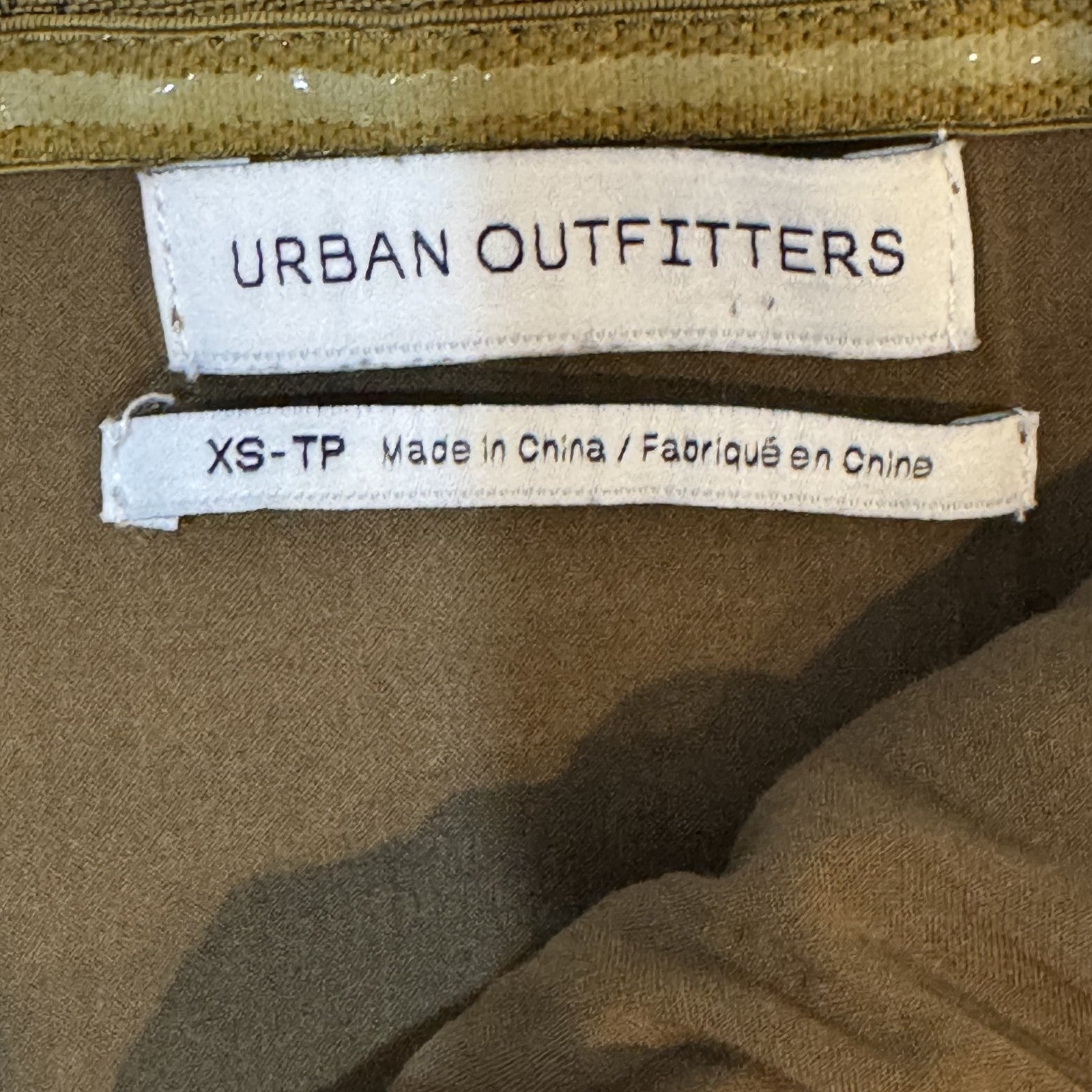 Urban Outfitters Jumpsuit Womens XS Brown Striped Wide Leg Strapless Cropped - Flair - Style