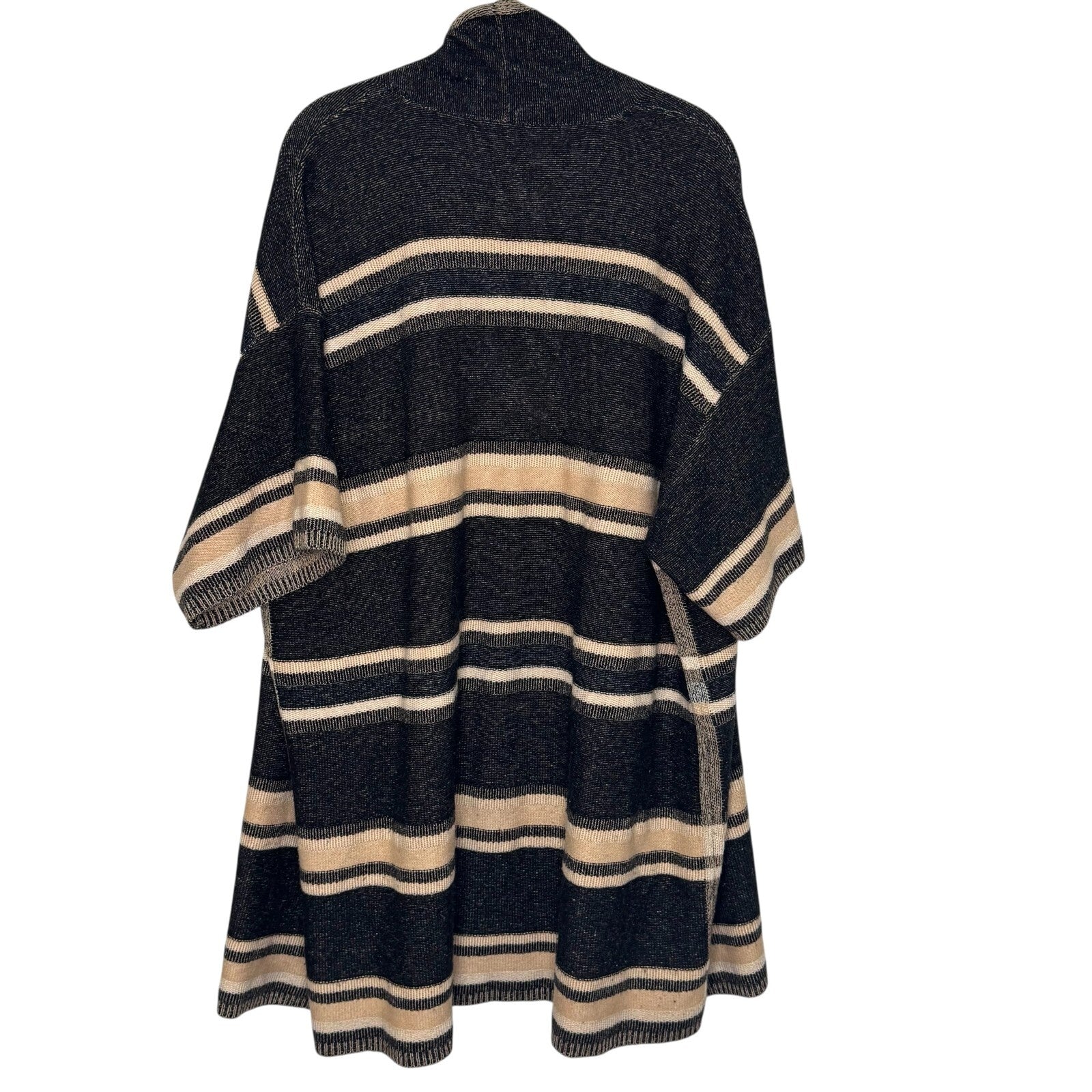 Vince Wool Cashmere Open Long Cardigan Size XS / S $445 Textured Stripe - Flair - Style