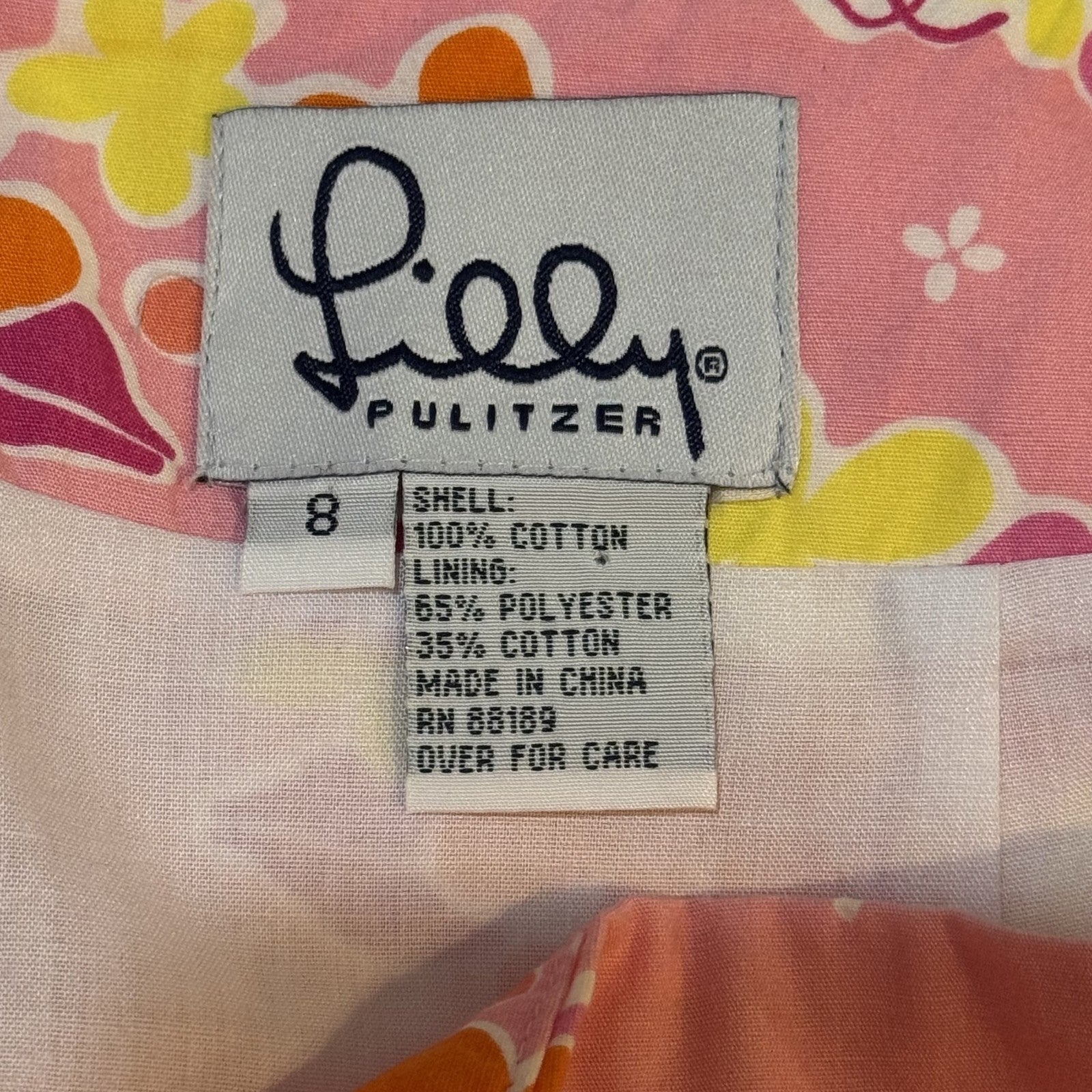 Vtg Lilly Pulitzer Skirt Size 8 Floral Scallop Hem Layered Preppy Summer Casual - Flair - Style
