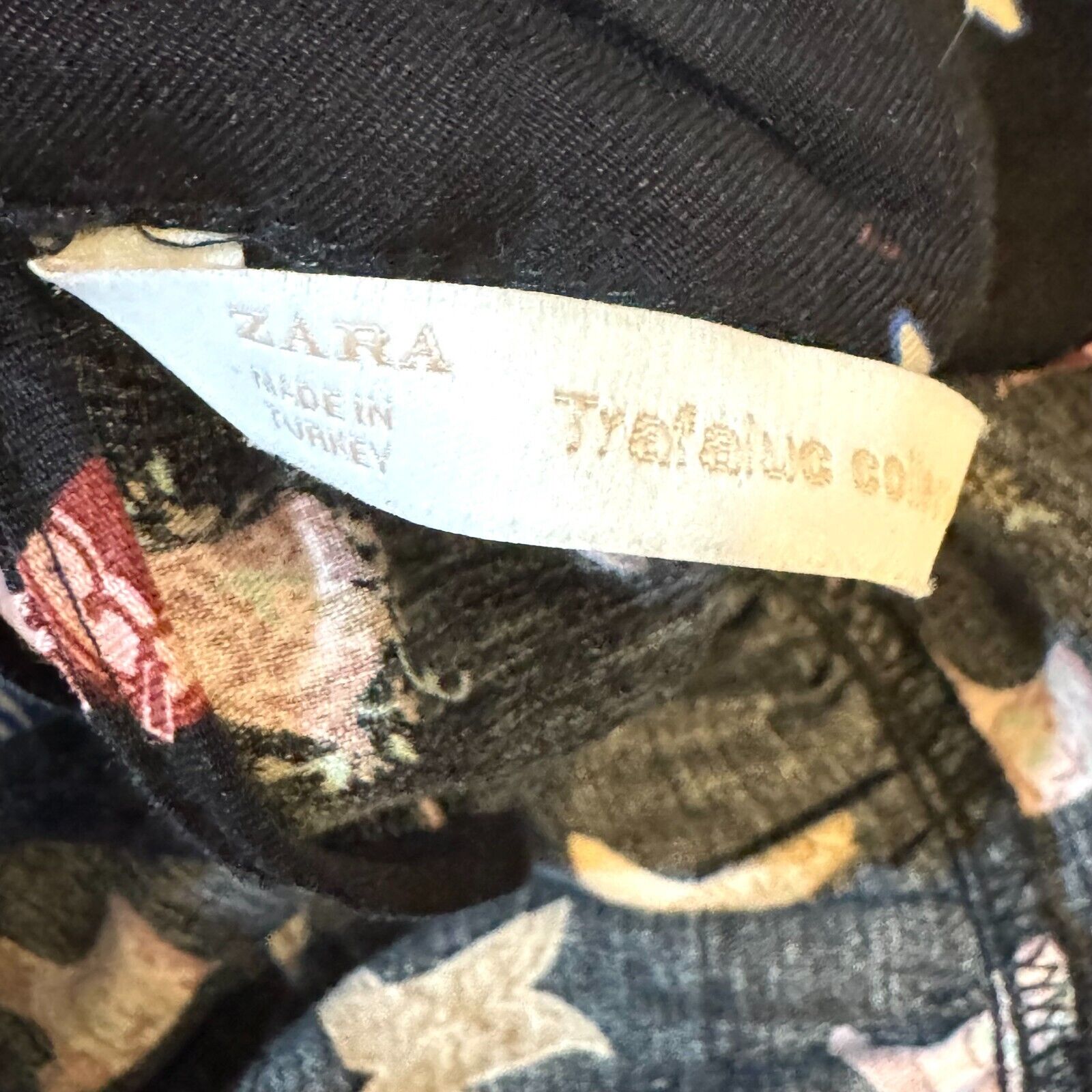 Zara Blouse Top Womens Size XS Western Cowgirl Boots Tie Back - Flair - Style